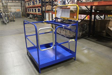 metal box to lift people up on forklift|koke forklift baskets.